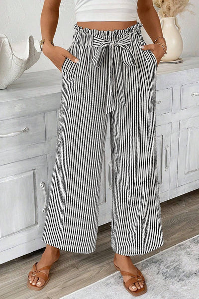 Autumn Stroll Striped Pants