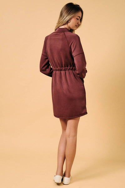 The Bordeaux Mini Dress