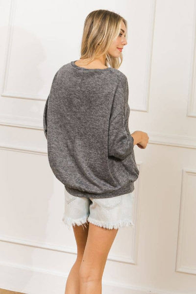 Anytime Cozy Knit Top