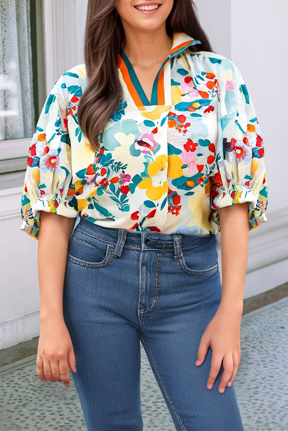 Peacock top