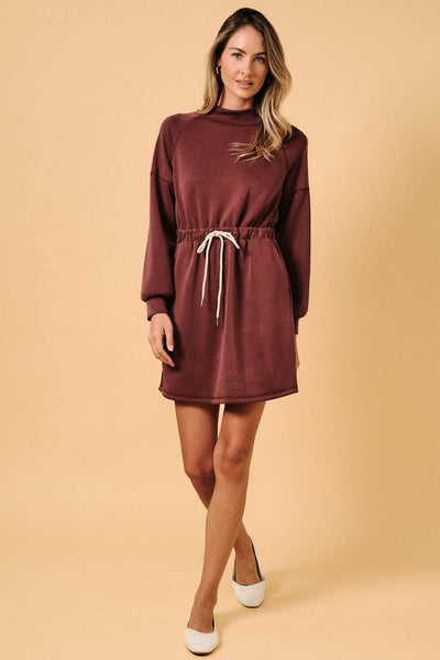 The Bordeaux Mini Dress