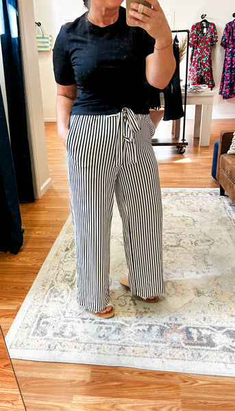 Autumn Stroll Striped Pants