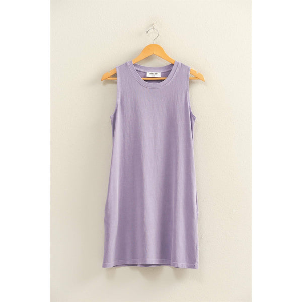Allie Sleeveless Mini Dress in Violet