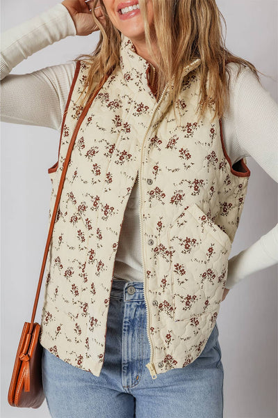 Autumn Floral Vest