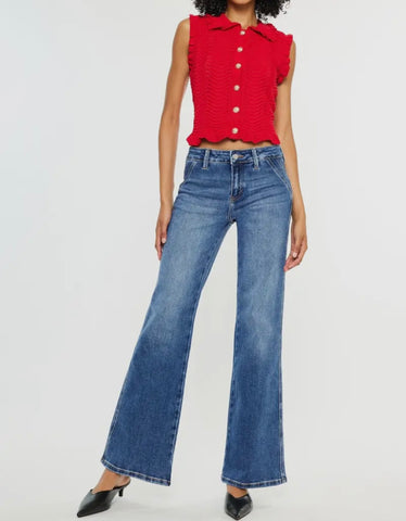 Pippa Wide Flare Denim