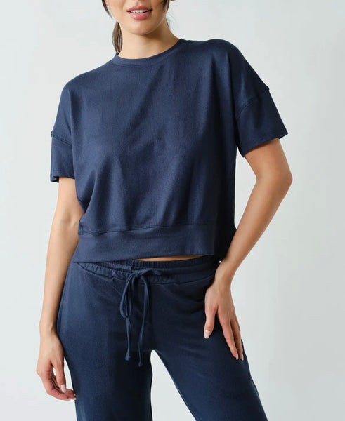 Hacci Top in Navy