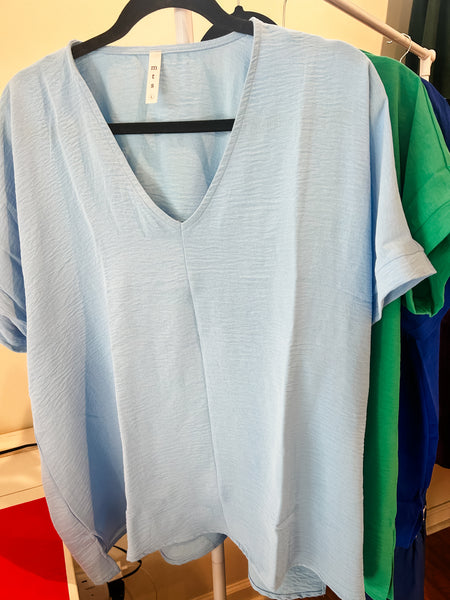 Desiree Top in Ice Blue