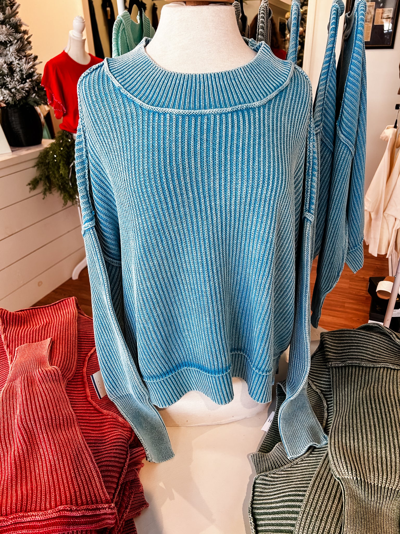 Stephanie Sweater in Sky