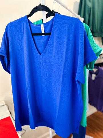 Desiree Top in Royal Blue