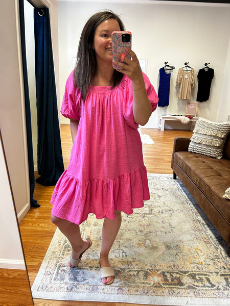 Rizzo Mini Dress in Pink