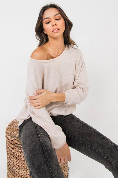 Anytime Cozy Knit Top