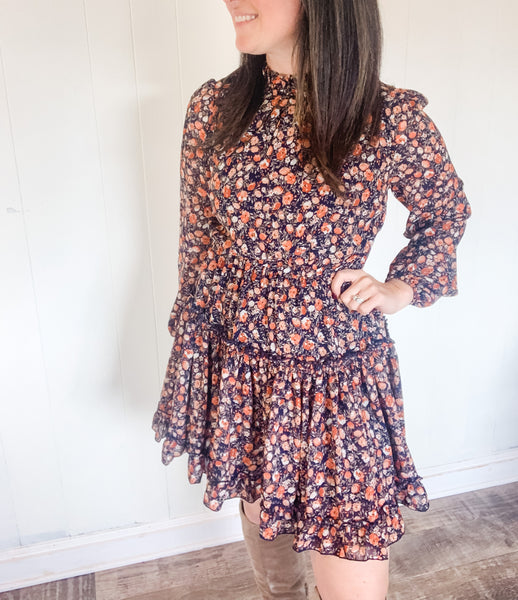 Knockout Floral Mini Dress