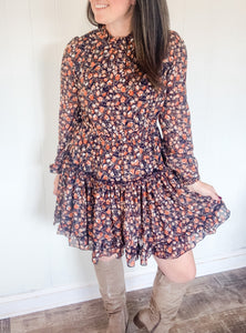 Knockout Floral Mini Dress