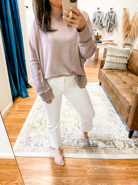 Make a Statement Cropped Kick Flare